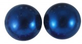  Voskované akrylové perly koule 3 mm, 200 ks - modrá
