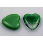 Srdce 1 ks malé - zelená