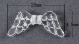 Andělská křídla akrylová 1 ks - čirá